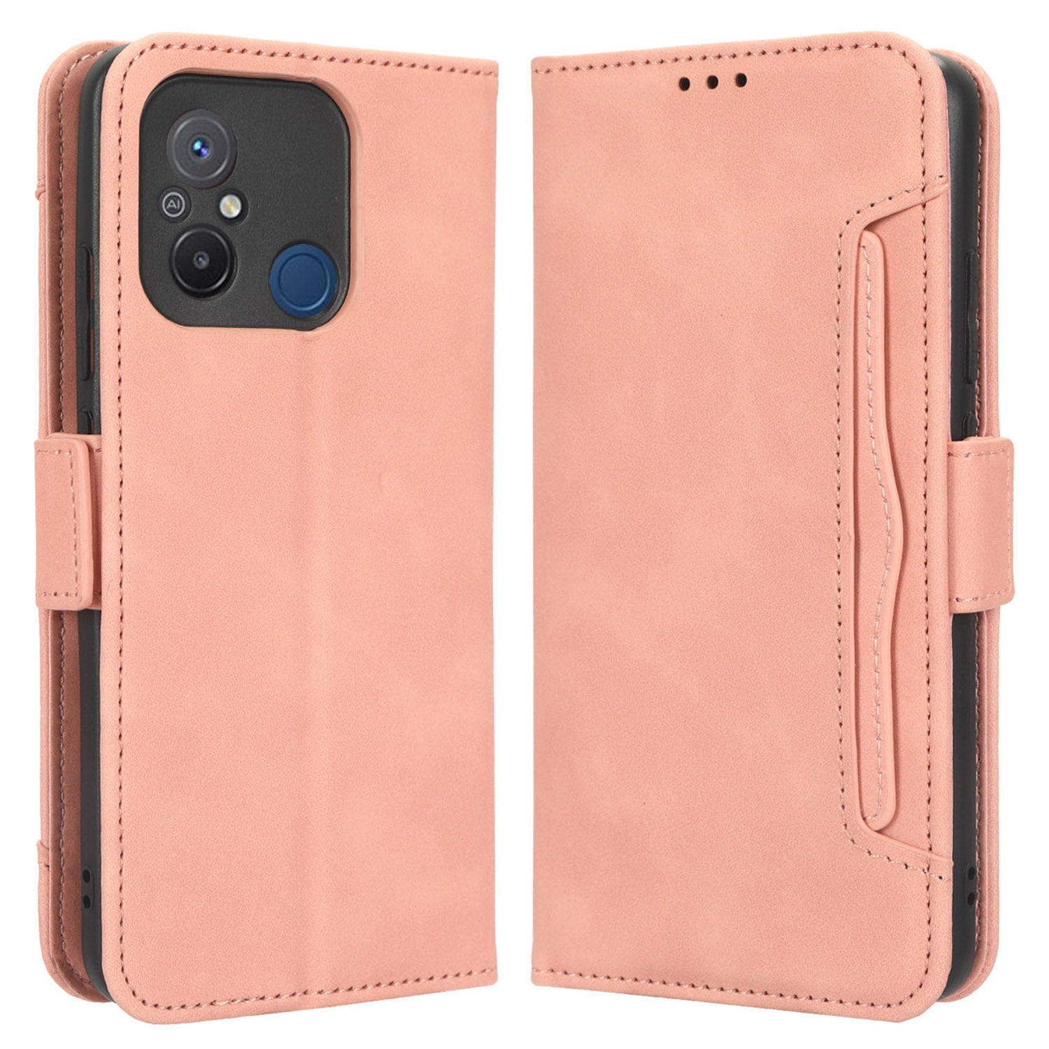 For Xiaomi Redmi 12C 4G 11A 4G Poco C55 4G Multiple Card Slots Phone Leather Cover Stand Wallet Protective Phone Case For Xiaomi Redmi 12C 4G 11A 4G Poco C55 4G Multiple Card Slots Phone Leather Cover Stand Wallet Protective Phone Case